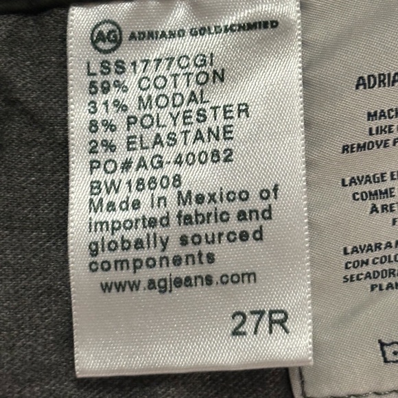 AG THE FARRAH SKINNY ANKLE
high-rise skinny ankle size 27R - Picture 10 of 13